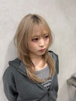 ロンド マーレ 天神大名店(Lond mare)&nbsp;大人ガーリー/ミディアムレイヤーカット/似合わせカット