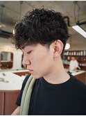 無造作ニュアンスシャドウパーマ