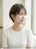 前髪あり耳掛けショートコンパクトショート20代30代40代50代