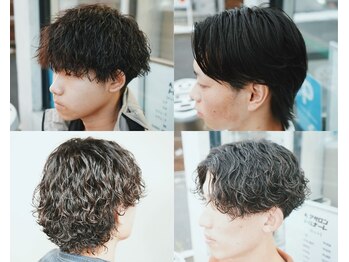 ゴートヘアワークス(GOAT HAIR WORKS)の写真/学生の方から社会人の方に人気の《波巻きパーマ》キメすぎない自然な仕上がりに◎［パーマ/山形］