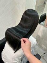 ミヨン 京橋店(miyon)&nbsp;韓国レイヤーカット×暗髪カラー×髪質改善