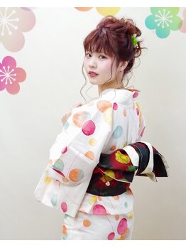 サロンド クラフト(salon de craft)の写真/【早朝・営業外も受付可能◎】素敵なイベントを彩る着付け!成人式・結婚式・七五三の振り袖ご予約承り中◎
