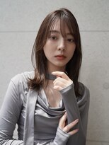 ヴィサージュ ギンザ VISAGE GINZA&nbsp;透明感ブラウン×レイヤーミディ×シースルーバング