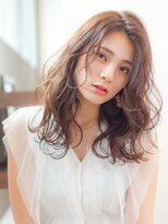 クレール 住吉店(CREER) フェミニンなミディアム『フェミディ』のオトナ女子ウエーブ_2