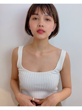 グッデイ ヘアー(GOOD DAY HAIR) シアーベージュ シアーグレージュ  ボブ  黒髪 デジタルパーマ