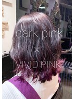 ヘアメイク マルナ 大通店(HAIR MAKE MALUNA) 【MALUNA 神】dark pink × vivid pink