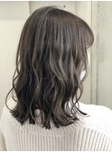 ☆chouchou☆カーキアッシュ切りっぱなしボブ