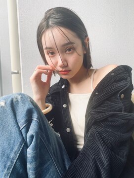 アメリ 新宿(Ameri) Ameri 透け感ミディ イルミナカラー 【新宿】