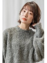 オースティン 門前仲町(AUSTIN)&nbsp;前髪かき上げイメチェンイヤリングカラーラベンダーカラーくびれ