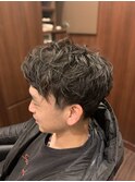 ツーブロショート