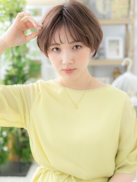 カバーヘア ブリス 戸田公園西口店(COVER HAIR bliss) フレンチカジュアル小顔束感ボブショートa戸田公園20代30代40代