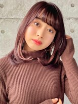 マックス フォー ヘアー(MAX FOR HAIR)&nbsp;【デザインカラー】ワンカールで収まるミディ×インナーカラー