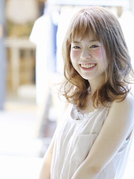 アビント バイ レシッド 武蔵小杉(abinto by rcid) イノセントカラー外ハネミディアム