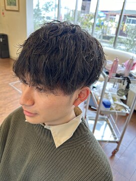 わかはやし美容室 本店 メンズパーマ