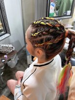 リエラ 新宿(RIERA)&nbsp;エクステ編み込みポニー