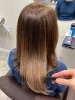 GBG 自由が丘 *After→Before*右スワイプ【白髪ぼかし脱白髪染めハイライト】