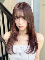 ニューヨークニューヨーク 梅田茶屋町店(NYNY) レイヤーカット　ワンホンヘア　韓国女優ヘア　ブリーチなし