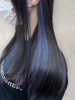 アッシュ ヘアーメイク 桐生(ash hair×make)&nbsp;20代30代大人かわいい透明感★ネイビーイヤリングカラー