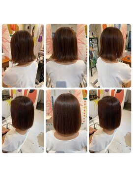 ハロー  三軒茶屋(hair Hello) ミディアムストレート