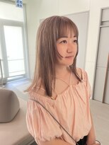 ローレンアオ(LOREN AO)&nbsp;ミルクティベージュオリーブダブルカラーラベンダー