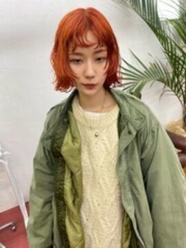 フィン(fin,) fin, ケアブリーチカラー/ハイトーン/ダブルカラー/パーマ/天神