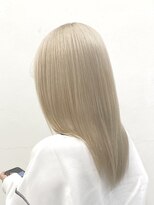 ニコ トウキョウ 渋谷(nico TOKYO)&nbsp;ホワイトブロンド/髪質改善/ダブルカラー/ケアブリーチ/20代