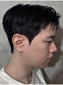 韓国アイビーリーグカットカルマパーマダウンパーマ
