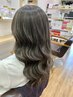 【白髪ぼかし】ケアブリーチハイライトカラー＋Xトリートメント　￥19,800