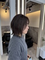 エレ 博多(ere)&nbsp;レイヤーカット40代50代白髪ぼかし白髪染め博多