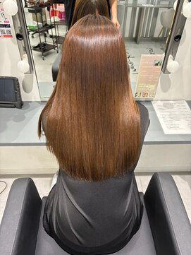 キング(K!ng) 縮毛矯正髪質改善ハイライトレイヤーカット枚方美容室エクステ