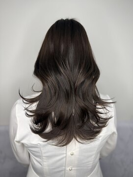 エニー 栄(Any) 韓国レイヤー×チョコレートブラウン