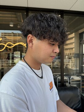 髪屋 紬 メンズ/メンズパーマ/メンズカット/波巻きパーマ