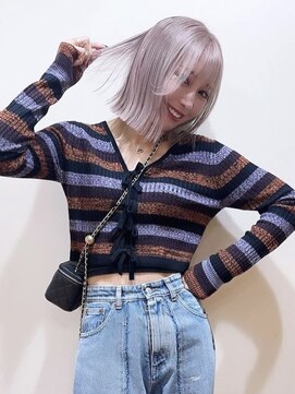 ラキング ギンザ トウキョウ(LAKING GINZA) くびれヘア/アプリコットオレンジ/夏/ハイライトカラー[銀座駅]