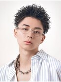 スパイキーショート/刈り上げショート/ツイストピンパーマ/短髪