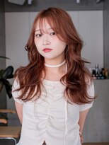 テクネ 天神大名(techne)&nbsp;天神大名今泉くびれレイヤーウルフ顔まわりカット韓国風巻き髪