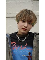 ルビオ(RuBio)&nbsp;ハイトーンショート × ポイントデザイン【Koichiro】