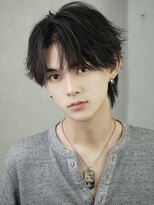 MEN'S HAIR BLEACHi 北18条店【12月5日オープン（予定）】 《BLEACHi》ナチュラルフェザーショート【numberA.×BLEACHi】
