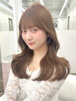 アリュウル 表参道 青山(Allure)&nbsp;大人可愛い透明感くすみベージュ＊韓国くびれヘアレイヤーカット