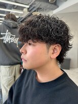 ラヴィズムバイフィフス 長岡古正寺店 長岡駅(LUVISM by fifth)&nbsp;長岡シャドウパーマ緩めスパイラルパーマ波巻きパーマッシュ30代