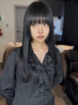 アイヴァン(AIVAN) ロングレイヤー 重めレイヤー ブルーブラックii