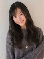 アグ ヘアー キヴィ 東金店(Agu hair kivi) 《Agu hair》黒髪ウェーブ×numberA.ケアオイルスリーク