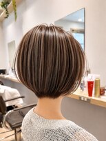 コノアラボ 守谷店(Conoah labo)&nbsp;白髪/ナチュラルショート/ミルクブラウン/夏/守谷