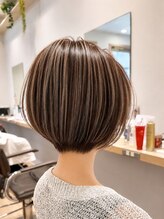 コノアラボ 守谷店(Conoah labo)&nbsp;白髪/ナチュラルショート/ミルクブラウン/夏/守谷