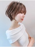 □ショートボブ/顔周り/韓国/ブリーチなし/30代40代50代/錦糸町
