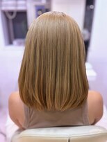 ジル ヘアアンドメイク 恵比寿(JILLE hair&make)&nbsp;ホワイトミルクティーベージュ ブリーチありダブルカラー