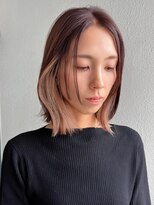 モディッシュバイアルティナ(modish by artina)&nbsp;結べるくびれボブインナーカラー 結べるボブヘーゼル A95