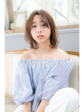 アーサス ヘアー デザイン 上越店(Ursus hair Design by HEADLIGHT) センターパートでルーズに☆