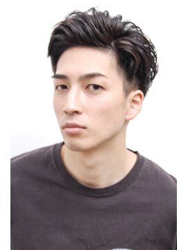 メリケンバーバーショップ コウベ(MERICAN BARBERSHOP KOBE) ビジネスサイドパートショートツーブロックテクノ#m3262