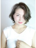 ふわくしゅ大人可愛いボブ