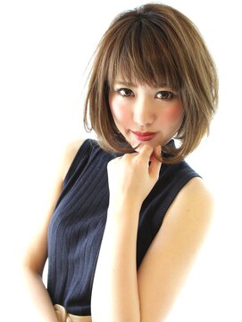 レウナ 外苑前(Reuna) ３０代４０代５０代大人可愛いひし形ボブ　シルエットが綺麗